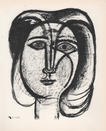 Pablo picasso tetè de femme - pablo,