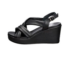 SANDALO CON ZEPPA IGI&CO N. 37 NERO 3674000. SCONTO -30% SU € 64,90.