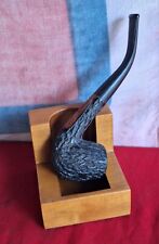 Antica PIPA Rossi Mod DUCALE In Legno Lavorata  Nera 