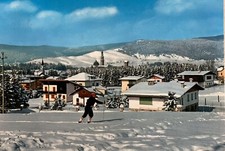 Cartolina Asiago Vicenza Sci di Fondo viaggiata