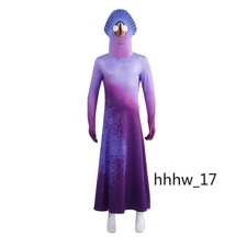 Costume alieno pesce blu tuta