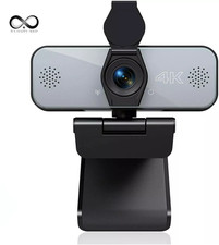 Webcam 4K con Autofocus