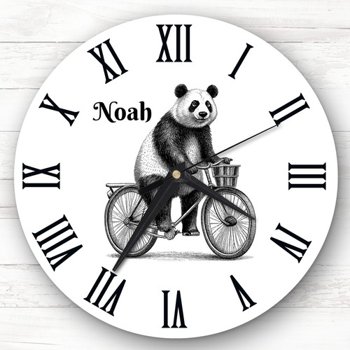 Panda bike personalised - panda,