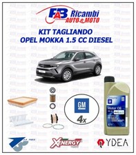 KIT TAGLIANDO OPEL MOKKA DAL 2020 cc 1.5 DIESEL , 4 FILTRI, 4LT OPEL 5W30 GM