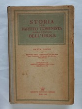 Storia Partito Comunista Bolscevico URSS 1948 Mosca Corso Edizioni Lingue Estere