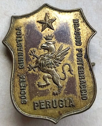 Distintivo società ginnastica - societÀ,