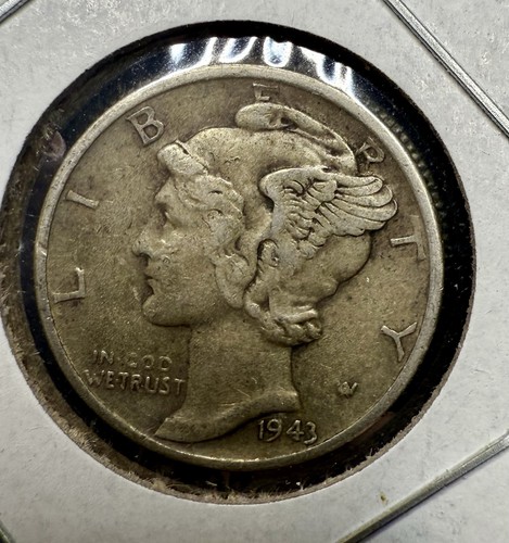 1943 mercury dime esempio - 1943-d,