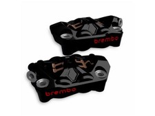 COPPIA PINZE ANTERIORI RADIALI HYPURE NERE 100 MM BREMBO RACING PER DUCATI PANI