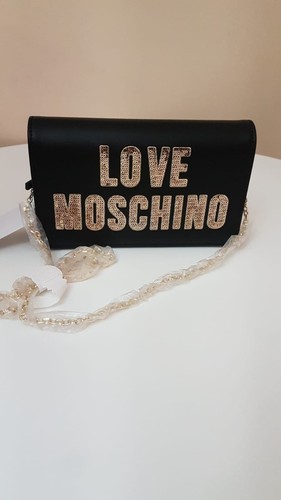 Borsa pochette love - pochette, moschino