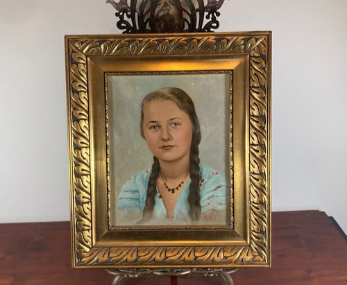 Ragazza ritratto donna quadro - ragazza,