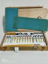 valigetta cassetta colori olio watteau bodson et nelis anni 60 completa