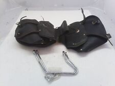 Kawasaki VN 900 borse laterali in pelle vintage fibbia Rotta