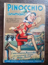 PINOCCHIO ANIMATO 1948 NUOVA EDIZIONE FRANCESCHINI FIRENZE