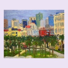 Dipinto ad olio colorato