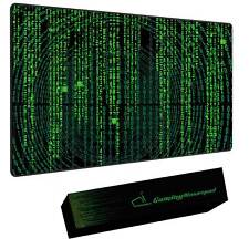 Tappetino mouse xxl Verde NET 900x400x grande per scrivania antiscivolo gaming