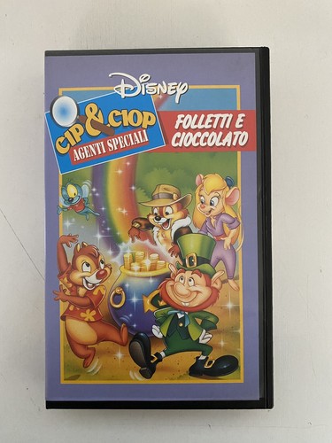 Vhs disney cip ciop agenti - vhs,