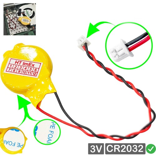 Cr2032 cmos batteria con cavo - cr2032,