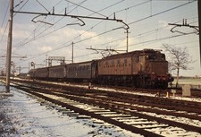 TAVERNELLE EMILIA 1984 - Locale Verona P.N.-Bologna C.le con Locomotiva FS E428