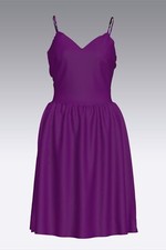 cartamodello abito donna sagomato con spalline, taglie dalla 42 alla 48