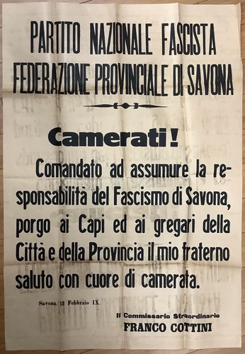 Manifesto partito nazionale - manifesto,
