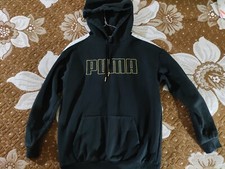 Felpa Puma, con cappuccio, Colore:Nero, TG.XS