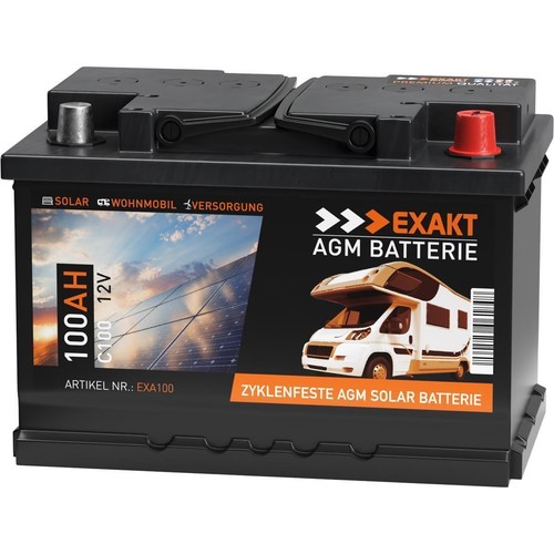 Exakt batteria agm 100ah - exakt,