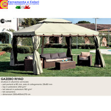 Gazebo 3x4 Giardino Patio in