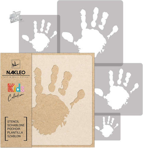 Stencil muro bambini mano - muro,