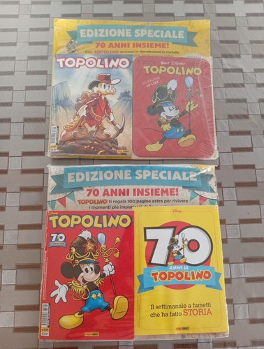 Topolino 3306 3307 70 anni - topolino,