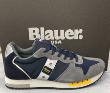 BLAUER Men's Shoe Navy/Grey