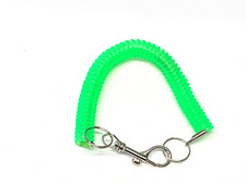 Portachiavi Vespa Piaggio Px Et3 A Molla Spirale Colore verde Fluorescente*#-+