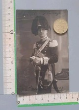 24/35/50)Foto Militari Ww1 Tenente Dei RR CC in Grande Uniforme 1919-33