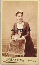 CDV LADY TAPESTRY BACK CHAIR