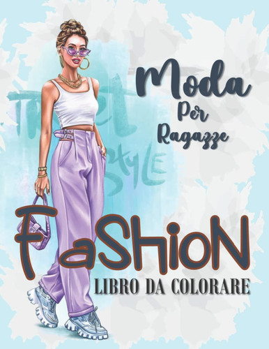 Libro colorare moda - colorare, di
