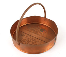 Cestino in Rame Tondo Mini