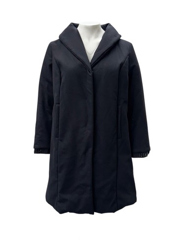 Cappotto nero con - cappotto, a