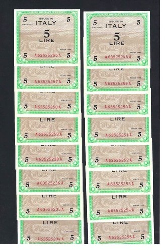 Allied military currency - military,