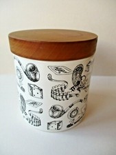 Savinelli barattolo per tabacco da pipa in ceramica con tappo in legno