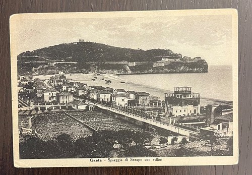 Vecchia cartolina gaeta - vecchia,