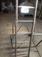 ANTICA SCALA IN LEGNO DA