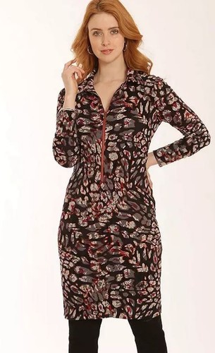 Pomodoro leopardo flock abito - leopardo,