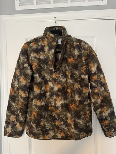 Maglione sherpa quarto zip