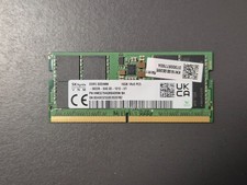 16 GB DDR5 SO-DIMM 5600MTs CL46 SK hynix HMCG78AGBSA095N 1Rx8 1,1 V tirato nuovo
