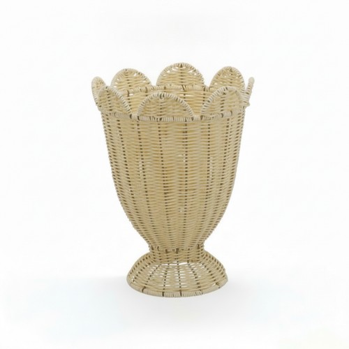 Vaso vimini intrecciato - vaso, in