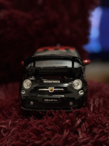 Modellino 500 abarth - 500, nera