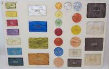 Campionario Tabella Cartella Fiches Gettoni Placche Lire Gioco Tipo Casinò ..