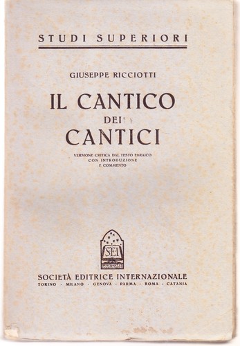 Cantico dei cantici - dei,