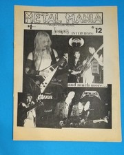 METAL MANIA magazine #12 rare
