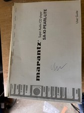 MARANTZ SA-KI-PEARL-LITE, MARANTZ SUPER AUDIO, MARANTZ ISTRUZIONI PER L'USO