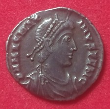 IMPERO ROMANO MAGNO MASSIMO (383-388 d.C.) SILIQUA MONETA AG SPL/q.SPL RARA R3